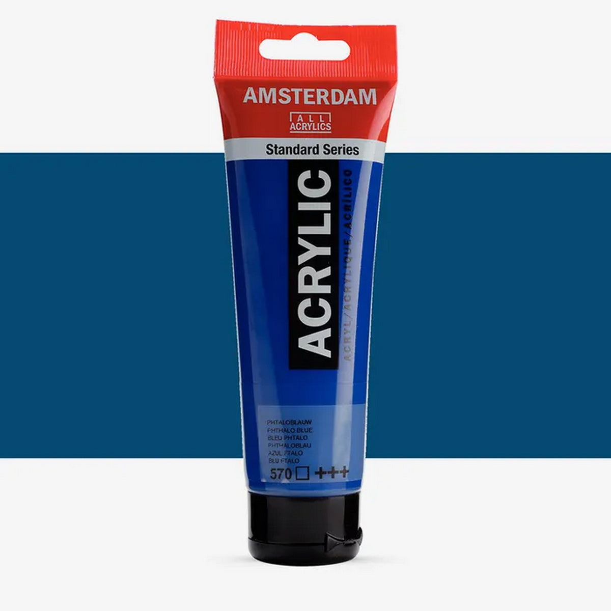 Amsterdam Talens Acrylic Χρώμα Ακρυλικό Ζωγραφικής 570 Phthalo Blue 120ml