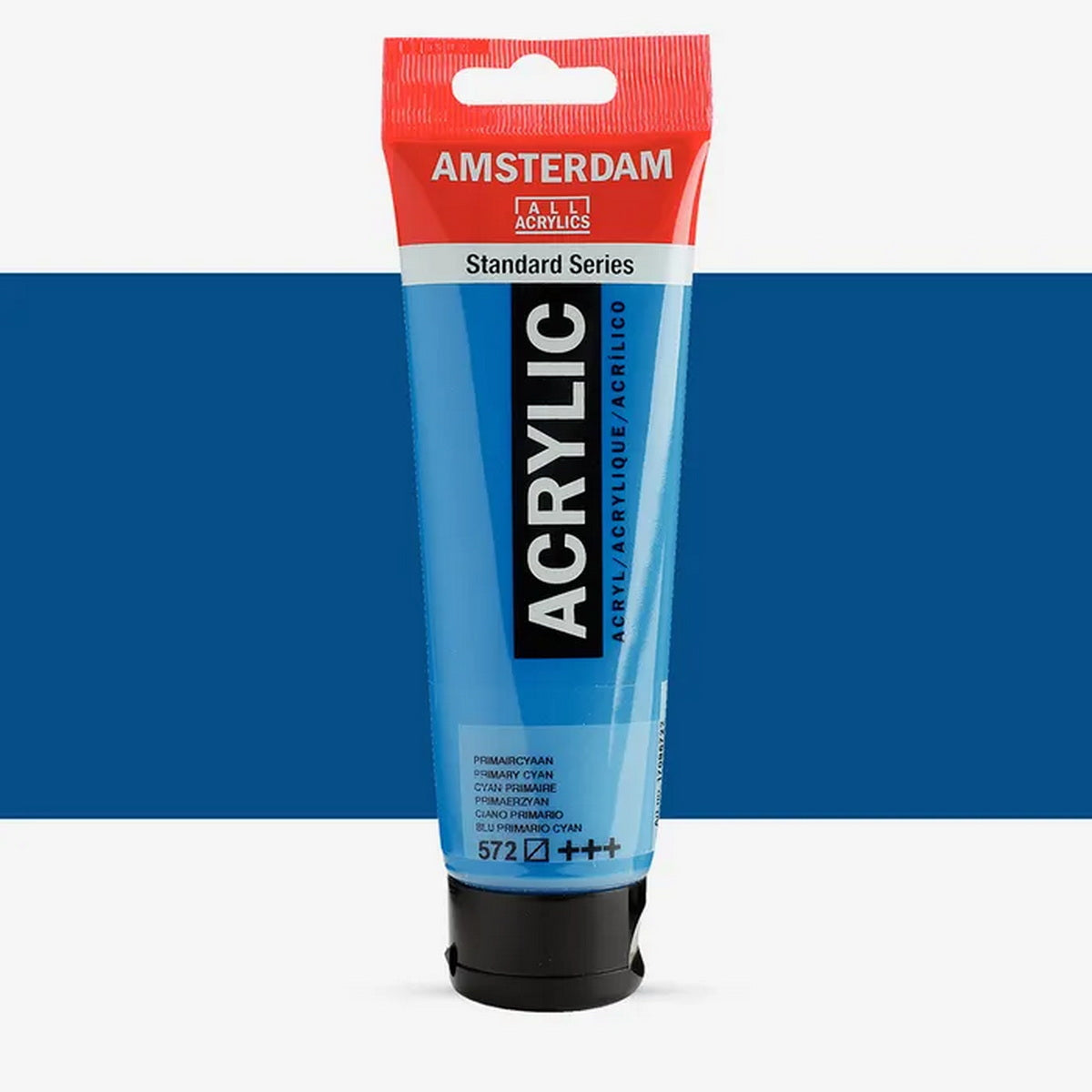 Amsterdam Talens Acrylic Χρώμα Ακρυλικό Ζωγραφικής 572 Primary Cyan 120ml