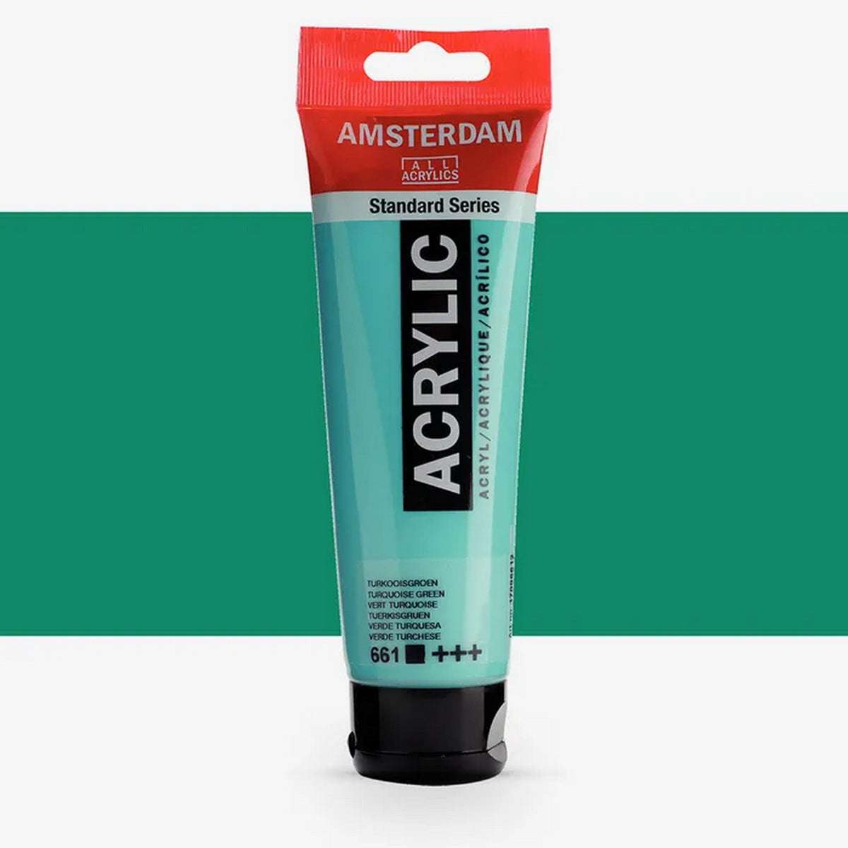 Amsterdam Talens Acrylic Χρώμα Ακρυλικό Ζωγραφικής 661 Turquoise Green 120ml