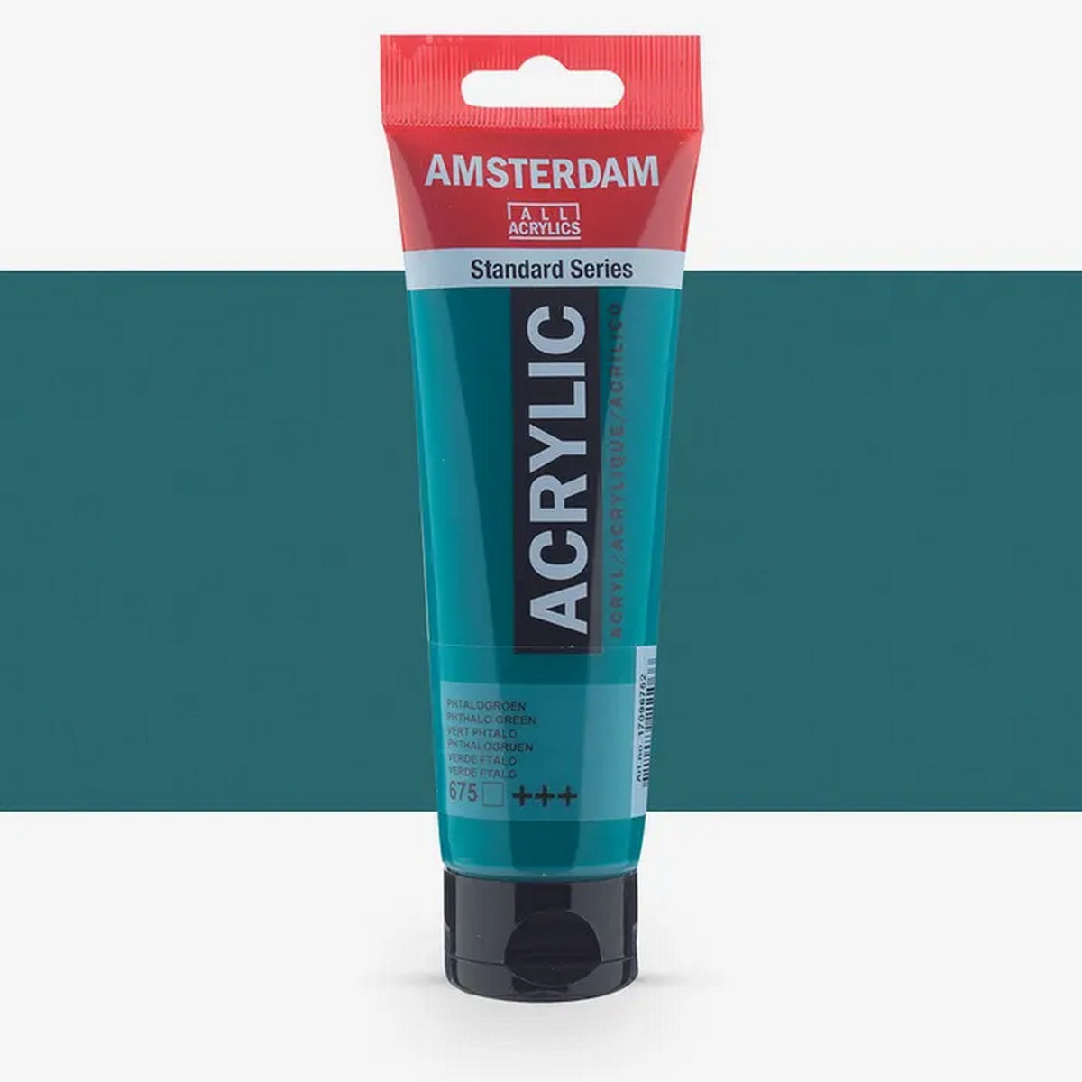 Amsterdam Talens Acrylic Χρώμα Ακρυλικό Ζωγραφικής 675 PHTHALO GREEN 120ml