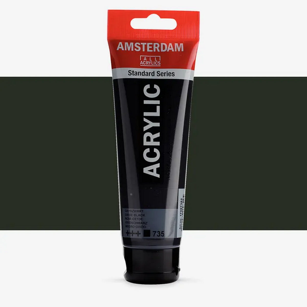 Amsterdam Talens Acrylic Χρώμα Ακρυλικό Ζωγραφικής 735 Oxide Black 120ml