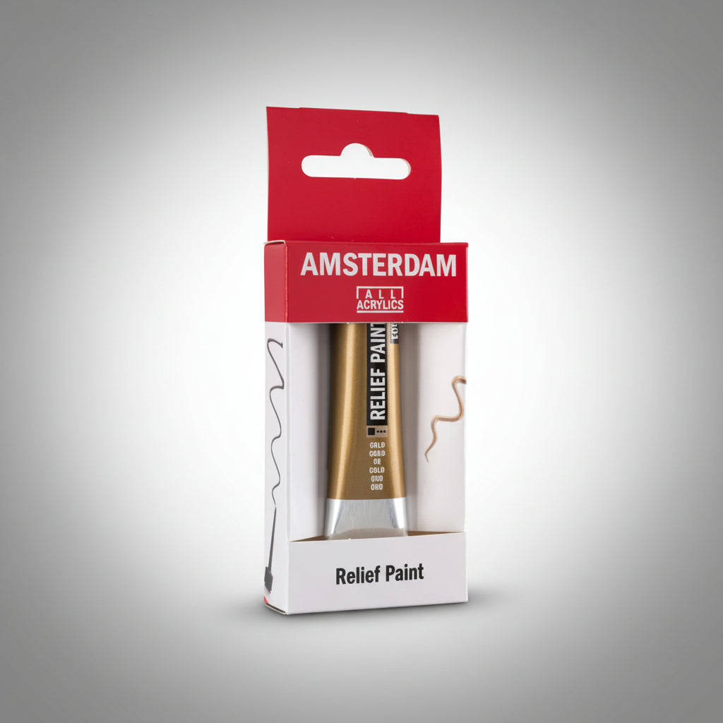 Royal Talens Amsterdam Relief Περίγραμμα Βιτρώ 20ml 801 Gold (Χρυσό)