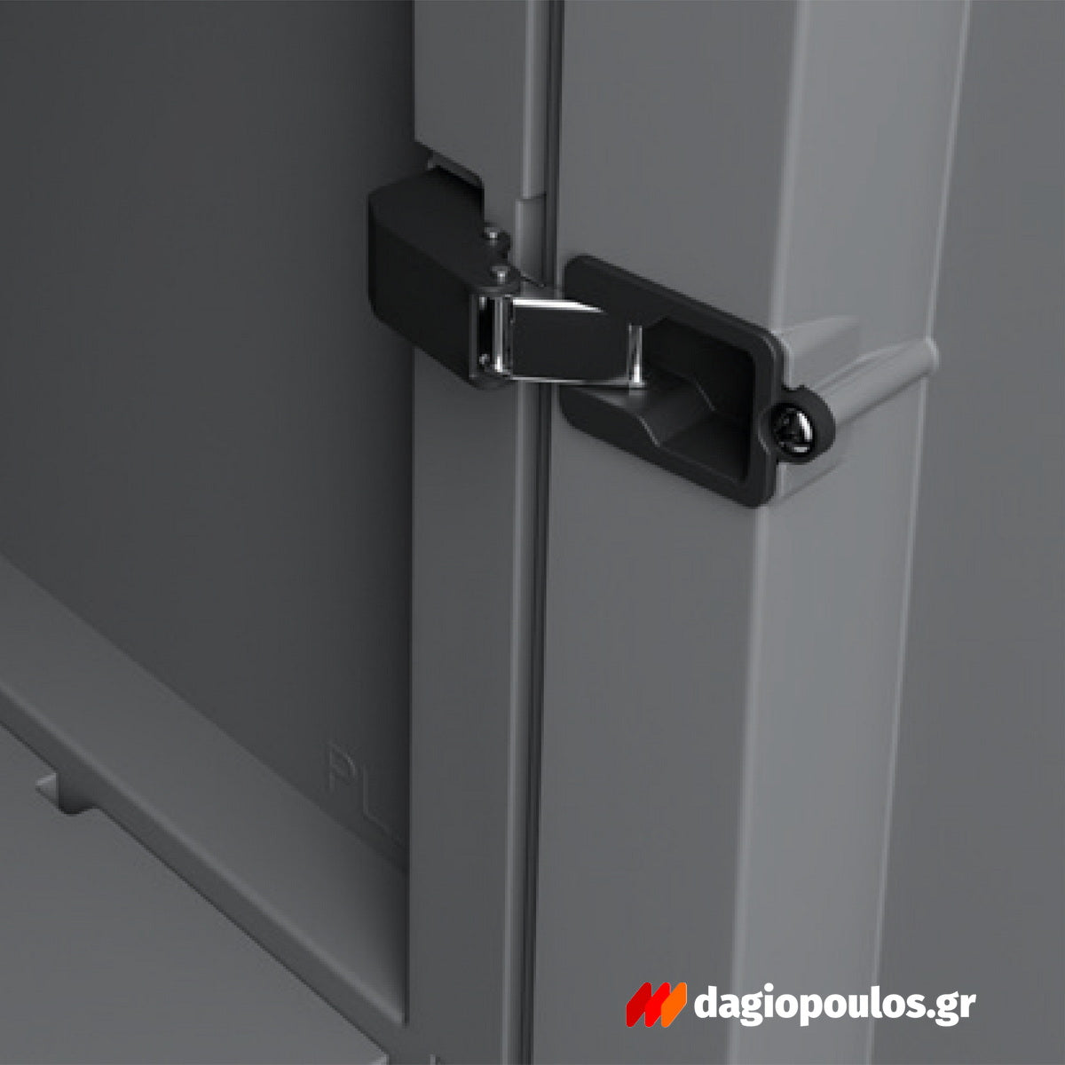 Terry Transforming Pro 4 Ντουλάπα Δίφυλλη Ψηλή Με 3 Μεταλλικά Ράφια Ιταλίας