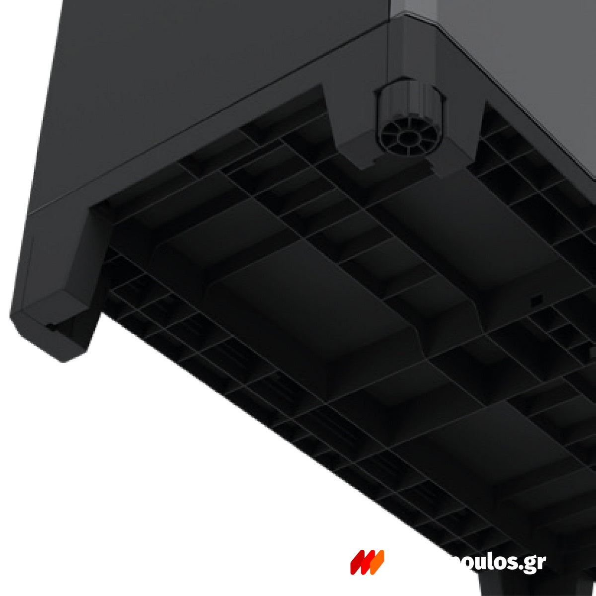 Terry Transforming Pro 4 Ντουλάπα Δίφυλλη Ψηλή Με 3 Μεταλλικά Ράφια Ιταλίας