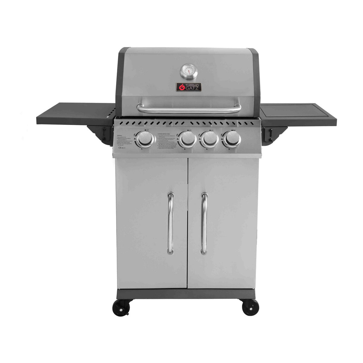 Thermogatz GS GRILL ELITE INOX BBQ Ψησταριά Υγραερίου 3+1 Εστίες 11.5 kW
