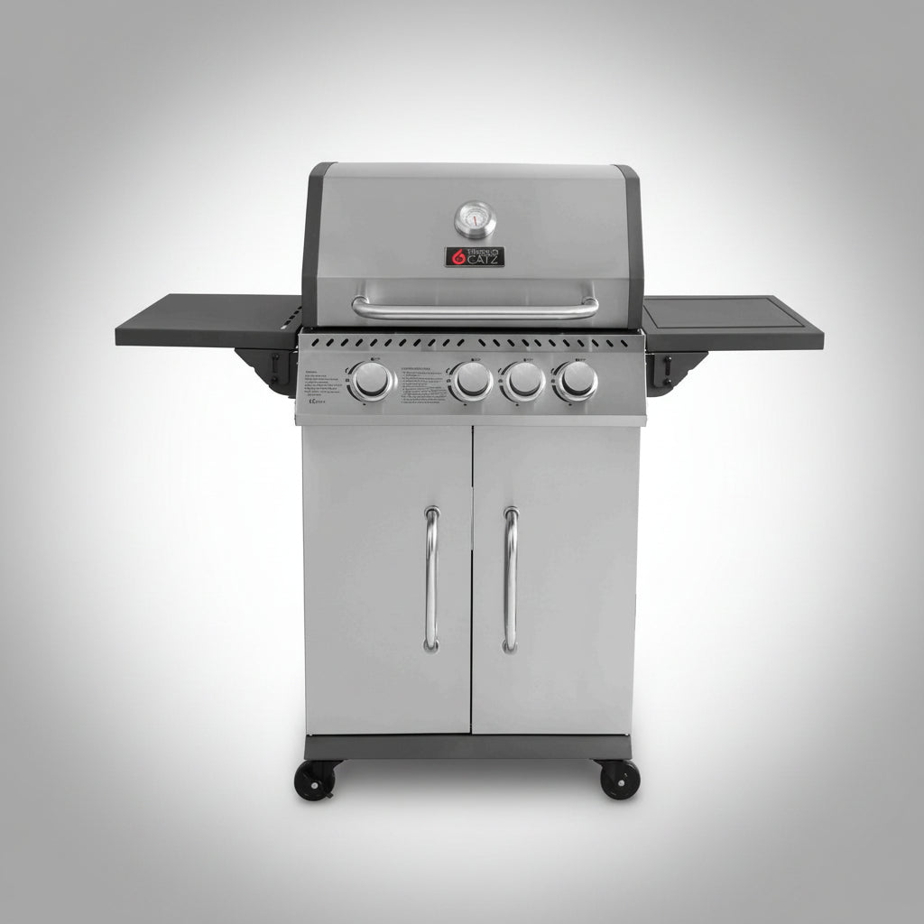 Thermogatz GS GRILL ELITE INOX BBQ Ψησταριά Υγραερίου 3+1 Εστίες 11.5 kW