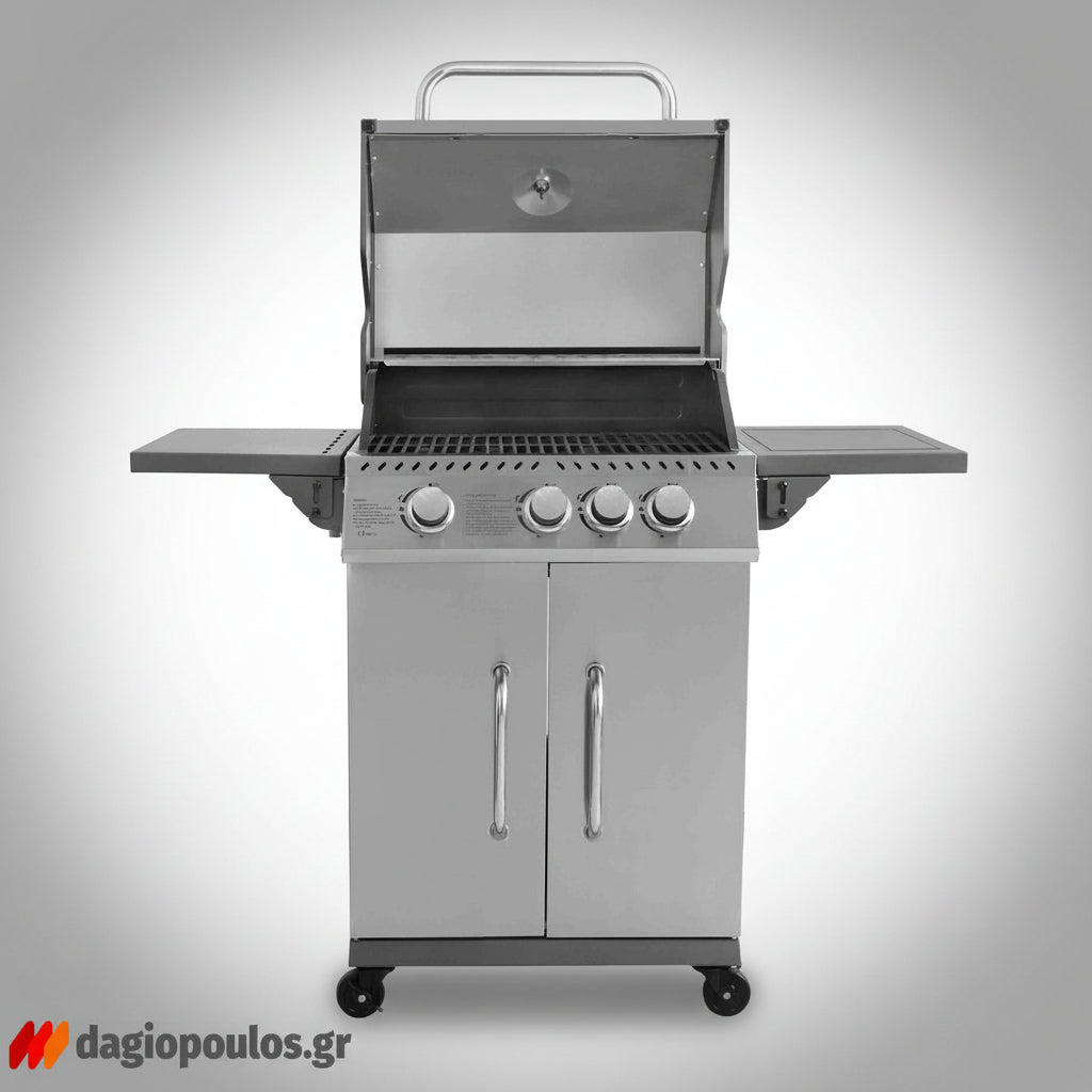 Thermogatz GS GRILL ELITE INOX BBQ Ψησταριά Υγραερίου 3+1 Εστίες 11.5 kW