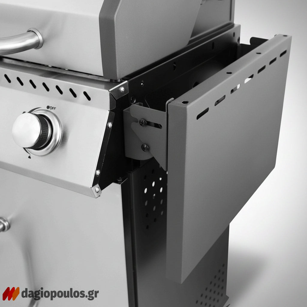 Thermogatz GS GRILL ELITE INOX BBQ Ψησταριά Υγραερίου 3+1 Εστίες 11.5 kW