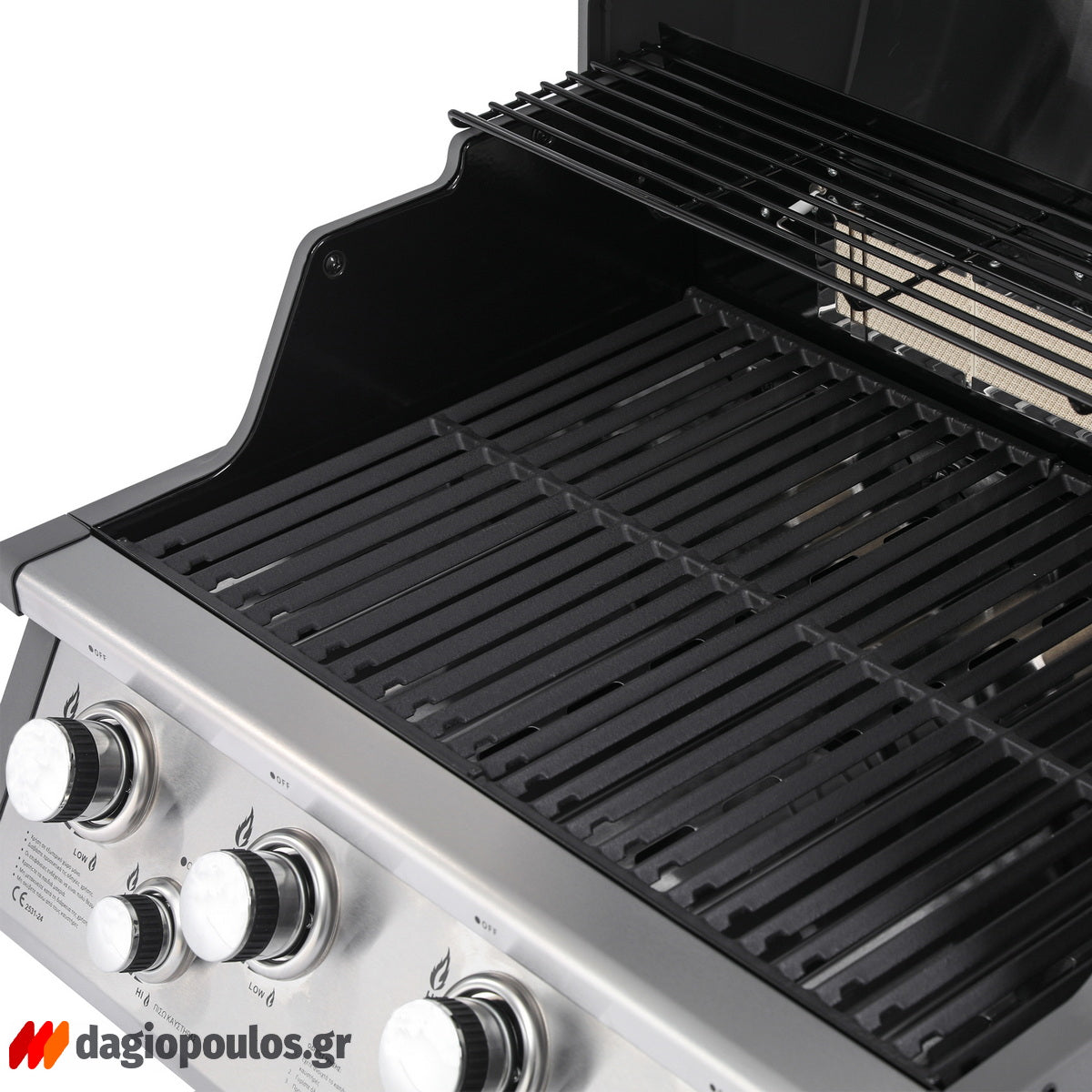 Thermogatz SEMI-PROF TGH-BI-M61 BBQ Ψησταριά Υγραερίου 4+1 Εστιών 17.5kW