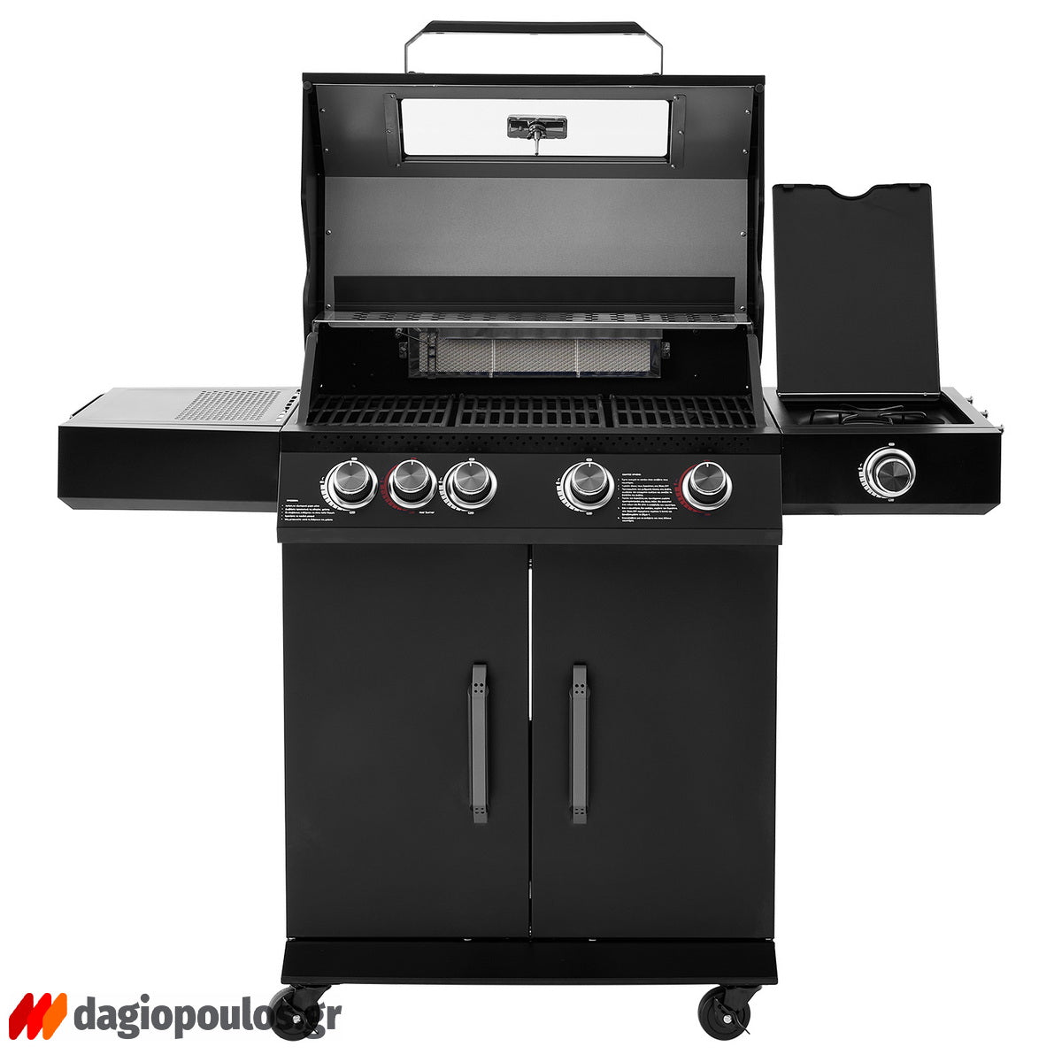 Thermogatz GS GRILL ABYSS VIEW BBQ Ψησταριά Υγραερίου 4+1+1 Εστιών 19kW