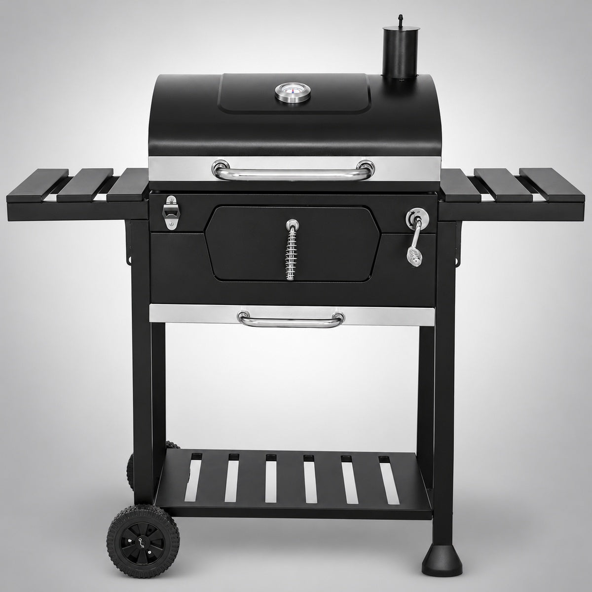 Thermogatz KRV 1824 — BBQ ΚΑΡΒΟΥΝΟΥ KRV 1824, σε γκρι φόντο με φυσική σκιά