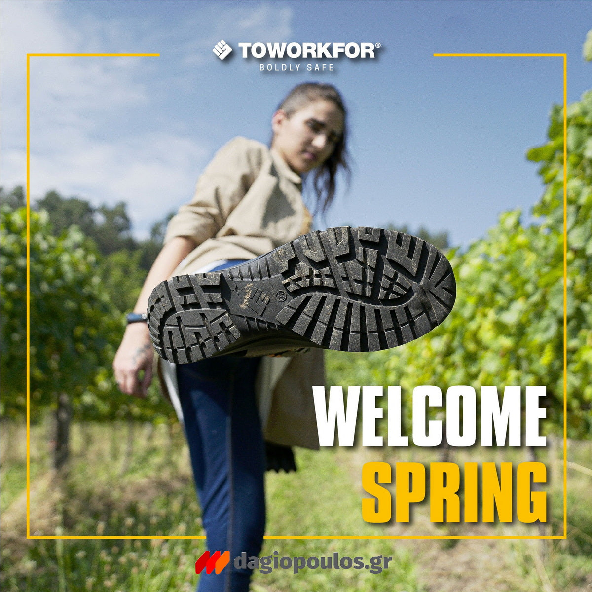 ToWorkFor Trail Boot S3 SRC Παπούτσια Ασφαλείας Ημιμποτάκια Με Προστασία Ανθρακόνημα