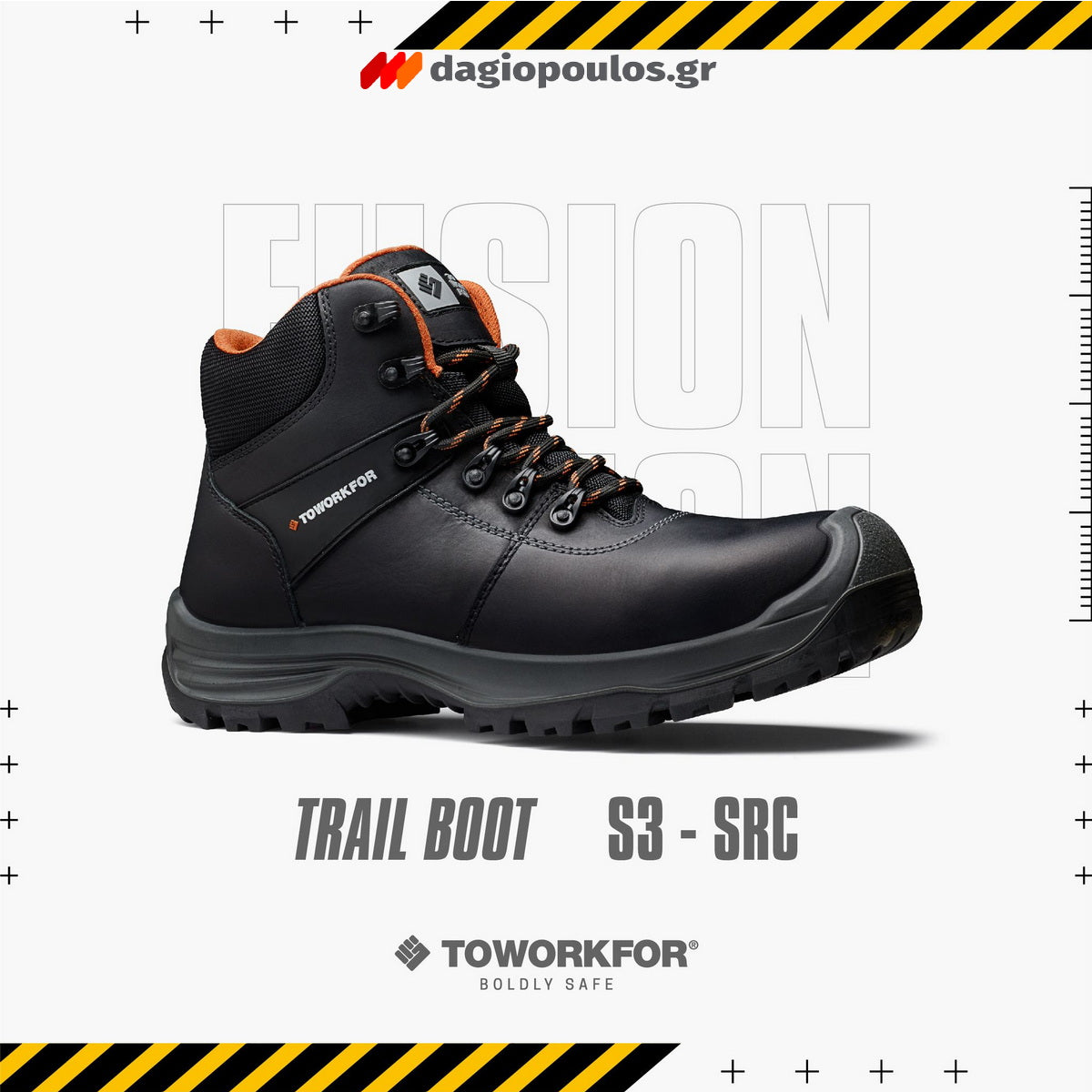 ToWorkFor Trail Boot S3 SRC Παπούτσια Ασφαλείας Ημιμποτάκια Με Προστασία Ανθρακόνημα
