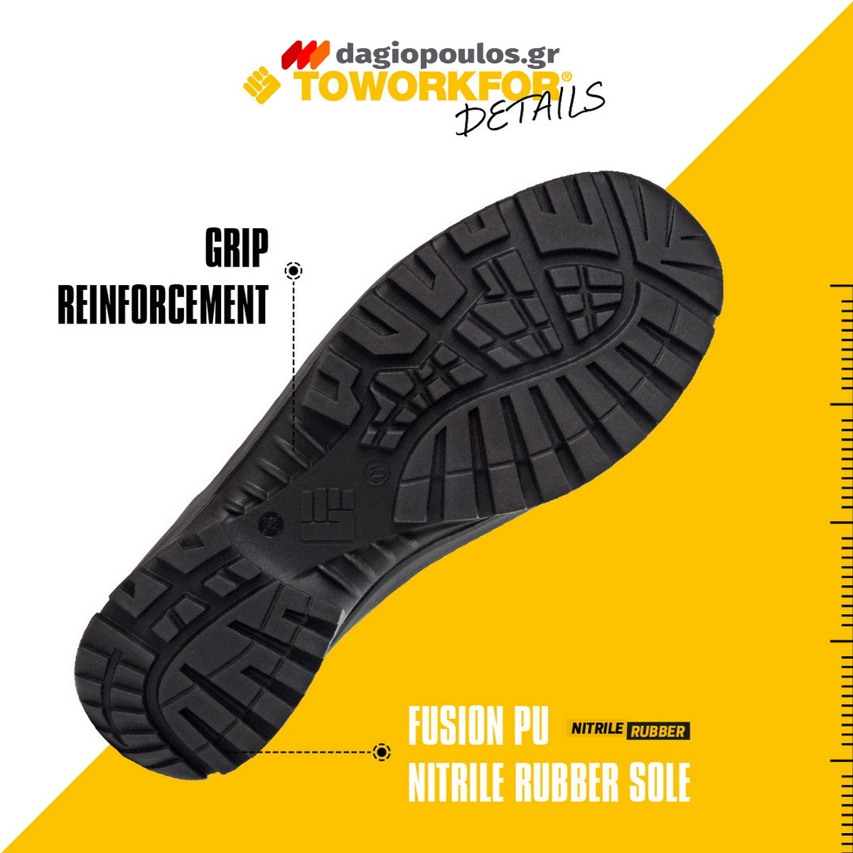 ToWorkFor Trail Boot S3 SRC Παπούτσια Ασφαλείας Ημιμποτάκια Με Προστασία Ανθρακόνημα