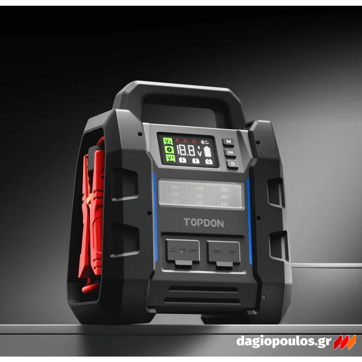 Topdon V4500 PLUS Φορητός Εκκινητής Μπαταρίας Αυτοκινήτου 12V 4500Α 32Ah