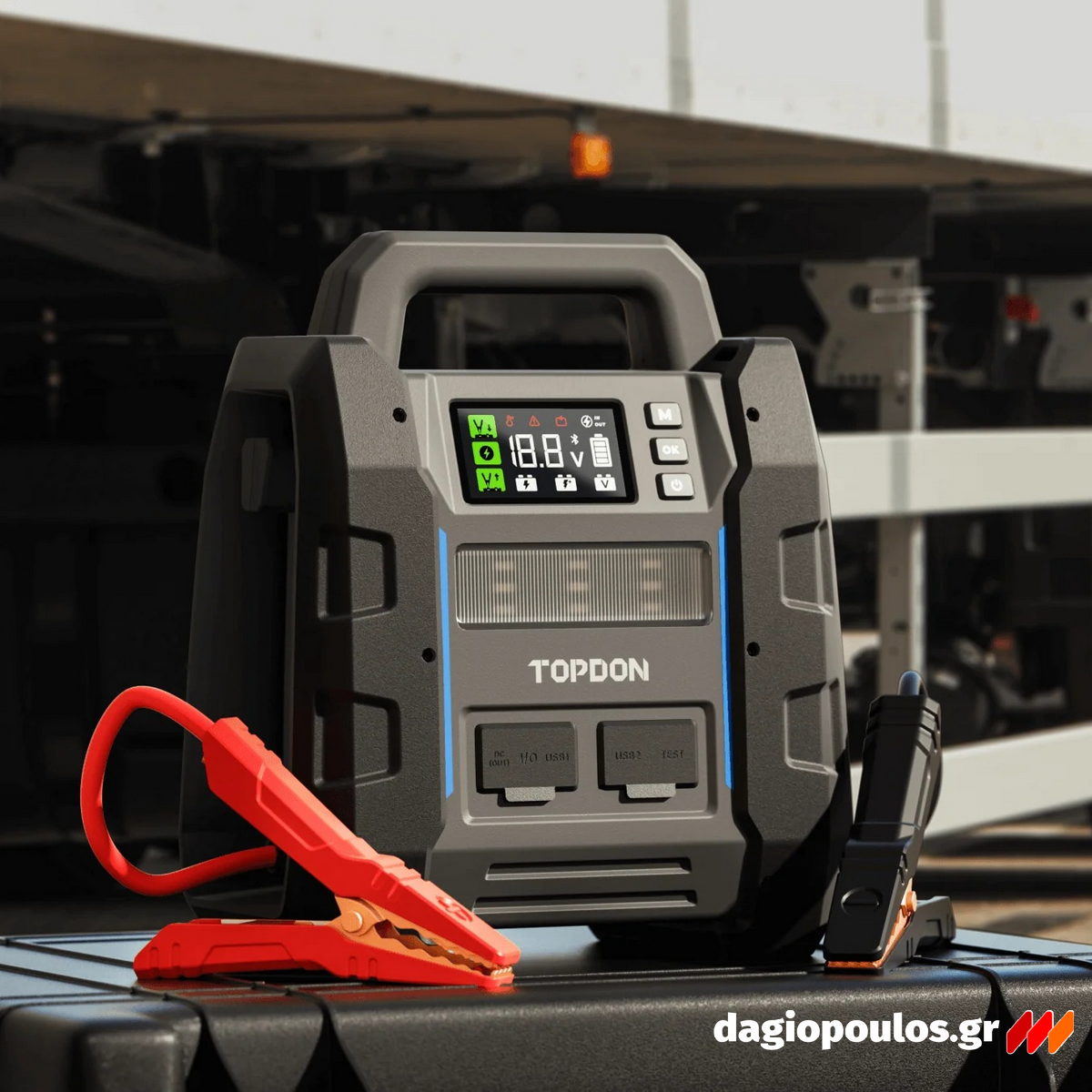 Topdon V4500 PLUS Φορητός Εκκινητής Μπαταρίας Αυτοκινήτου 12V 4500Α 32Ah
