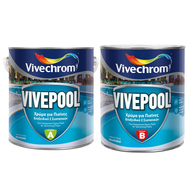 Επαγγελματικό χρώμα VIVEPOOL για πισίνες εξωτερικού χώρου