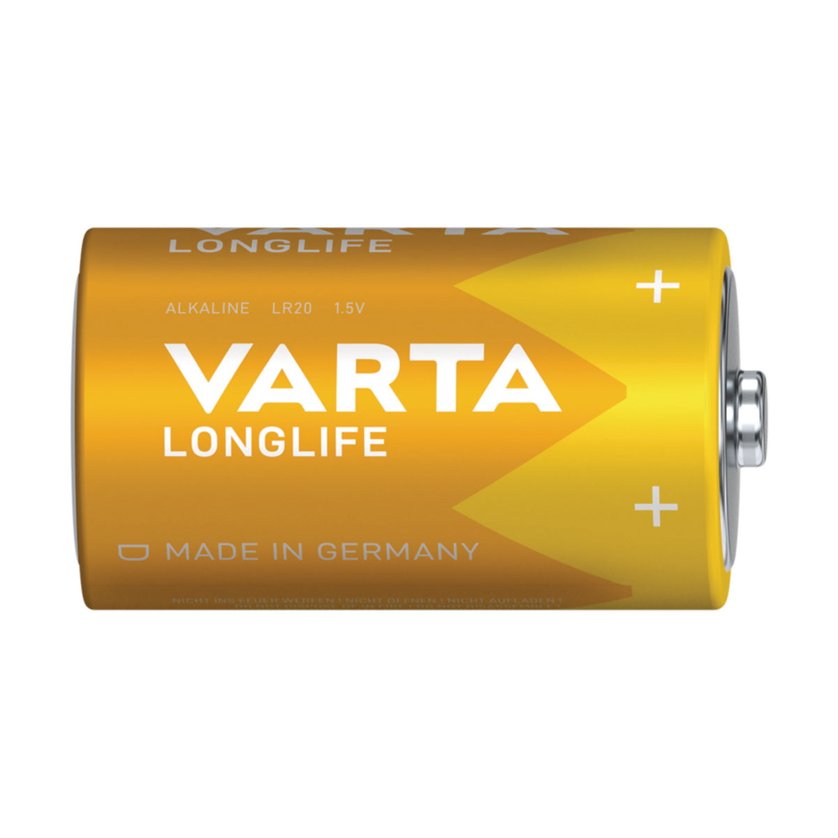 Varta Longlife Αλκαλικές Μπαταρίες Μακράς Διάρκειας D Σετ 2 Τεμ