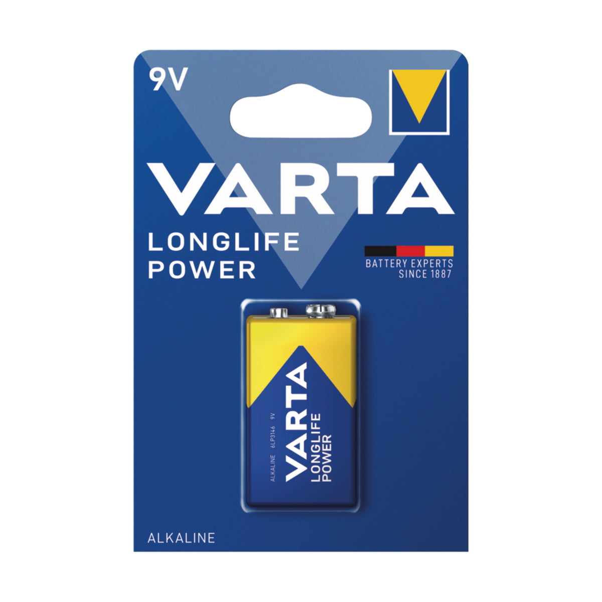 Varta Longlife Power Αλκαλικές Μπαταρίες 9V