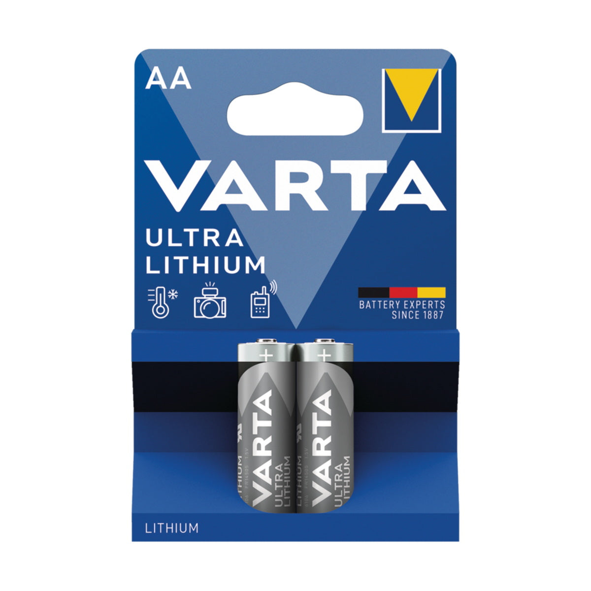 Varta Ultra Lithium Μπαταρίες Λιθίου Minion ΑΑ Σετ 2 Τεμ