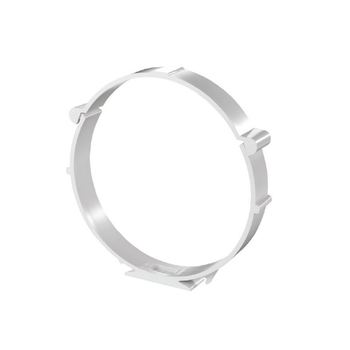 Vents Επιτοίχειο Στήριγμα Σωλήνων Φ100mm Πλαστικό 103mm ΛΕΥΚΟ