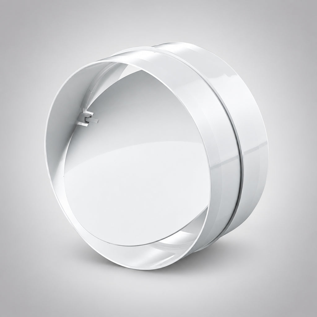 Vents Βαλβίδα Αναστροφής Πλαστική Φ125mm ΛΕΥΚΗ