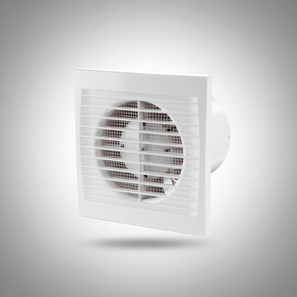 Vents Silenta-SVTH 125 Ανεμιστήρας Τοίχου Με Χρονοδιακόπτη & Αισθητήρα Υγρασίας Φ125mm