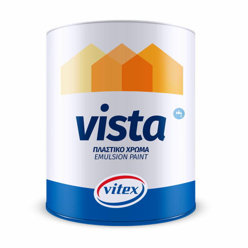 Vitex Vista Επαγγελματικό Πλαστικό Χρώμα Εσωτερικής Χρήσης