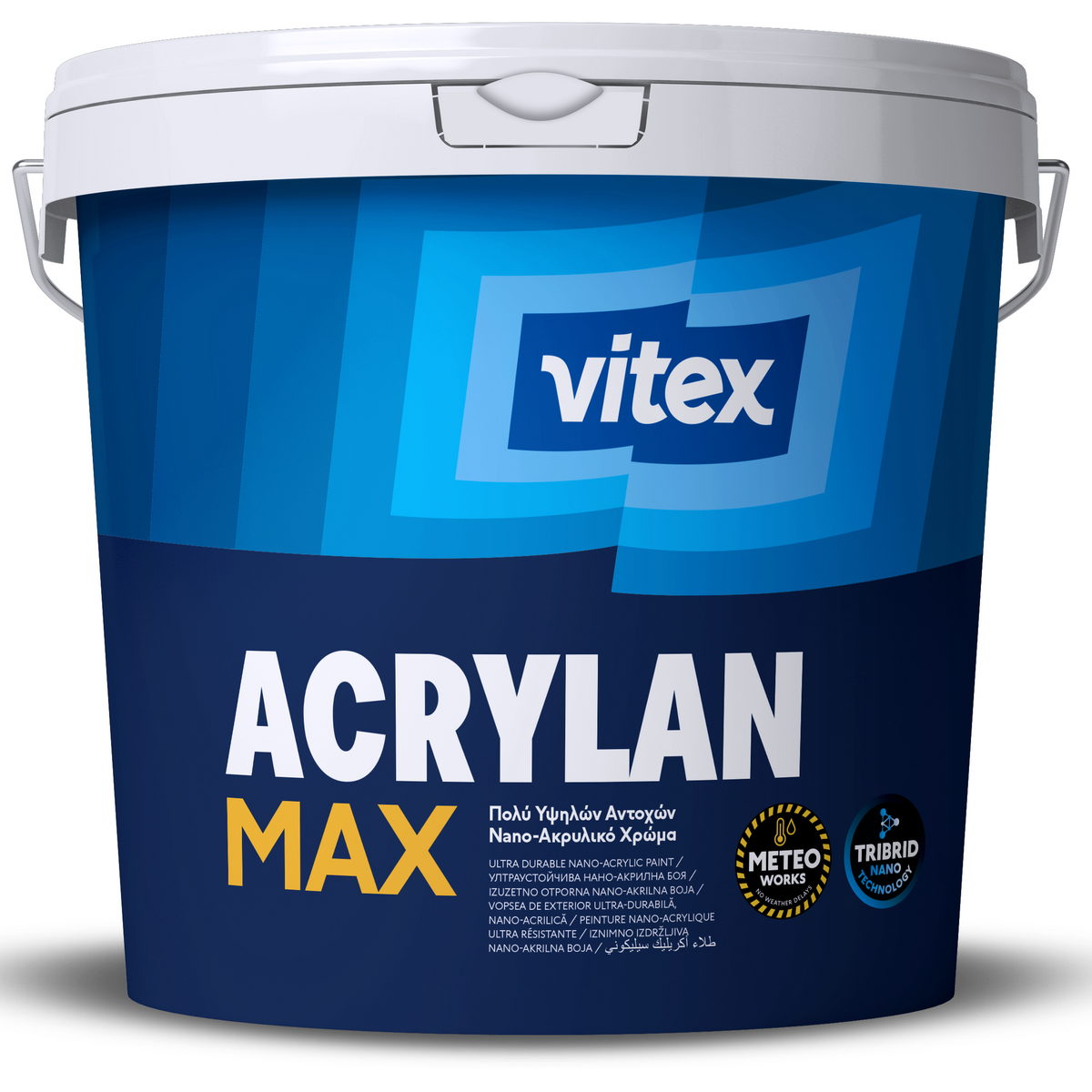 Vitex Acrylan Max Ακρυλικό Χρώμα Εξωτερικών Τοίχων Νέας Τεχνολογίας