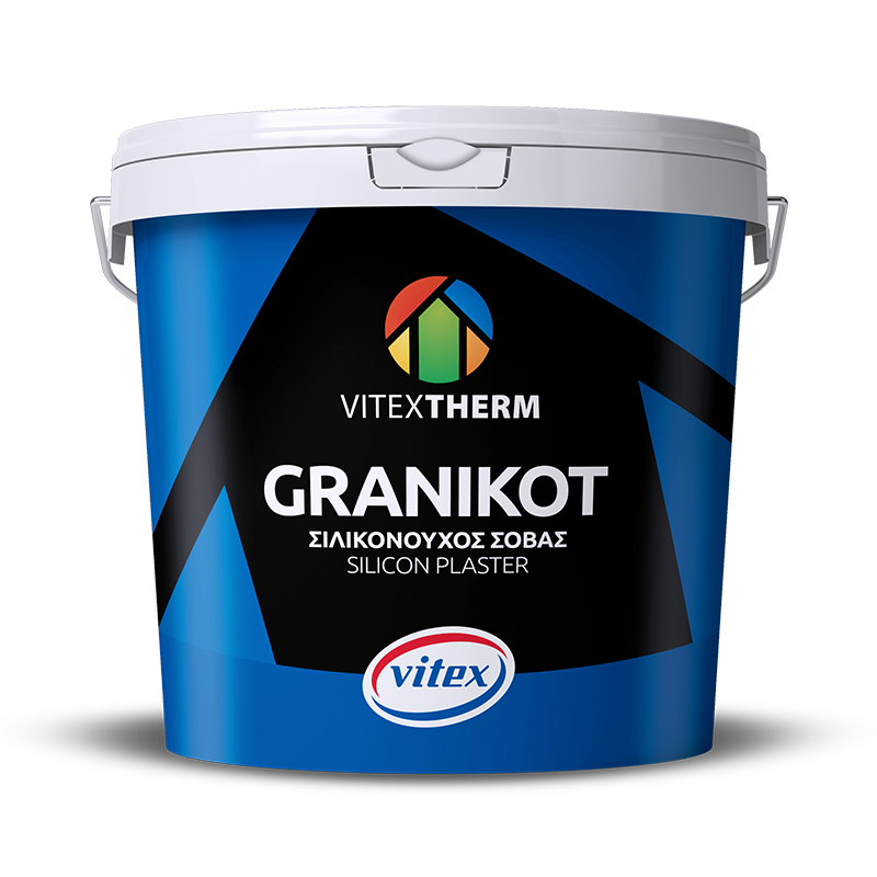 Vitextherm Granikot Silicone Υψηλής Ποιότητας Σιλικονούχος Σοβάς Θερμομόνωσης GRAFIATO