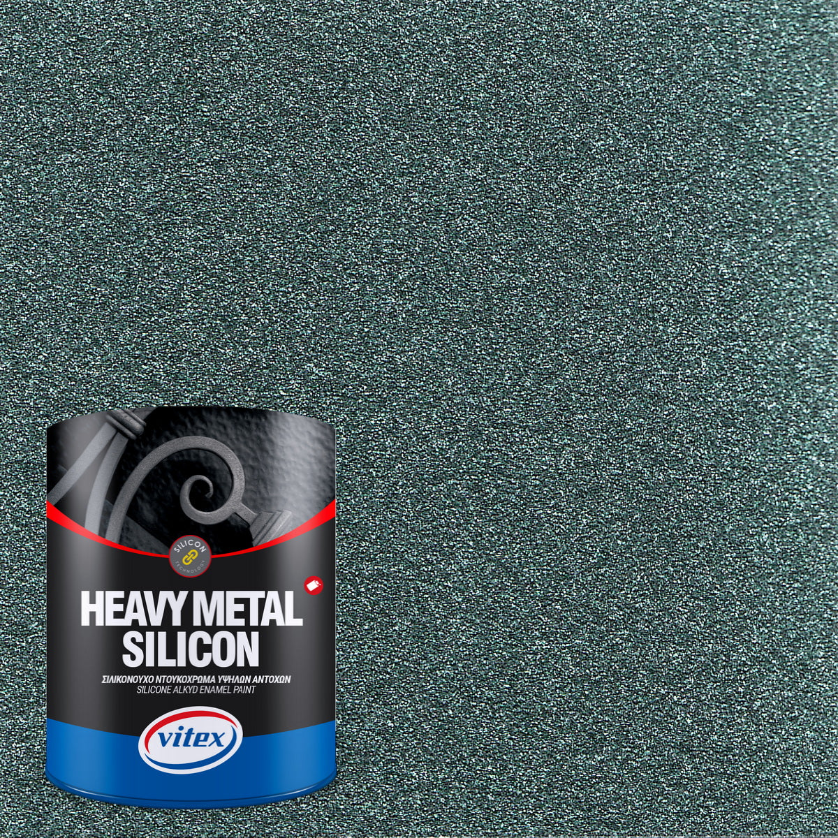 Vitex Heavy Metal Silicon Effect Σιλικονούχο Ντουκόχρωμα Ανάγλυφης Χροιάς 762 FOREST