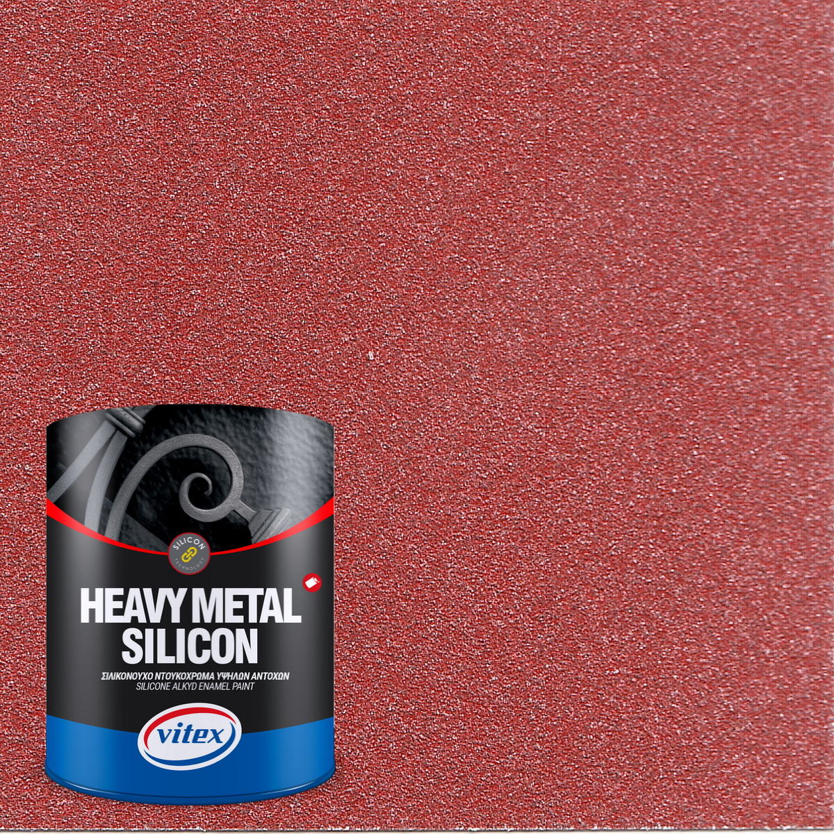 Vitex Heavy Metal Silicon Effect Σιλικονούχο Ντουκόχρωμα Ανάγλυφης Χροιάς 778 ORIENTAL