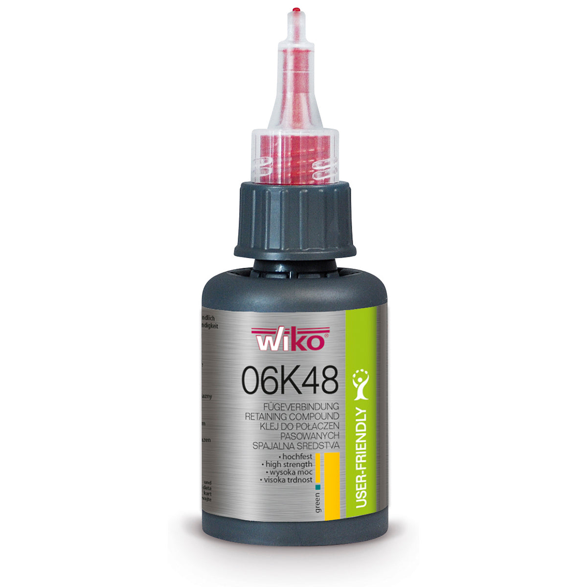 Wiko 06K48UF Σφραγιστικό Κυλινδρικών Εξαρτημάτων & Ρουλεμάν Αναερόβιο Ισχυρής Σφράγισης (ΠΡΑΣΙΝΟ)