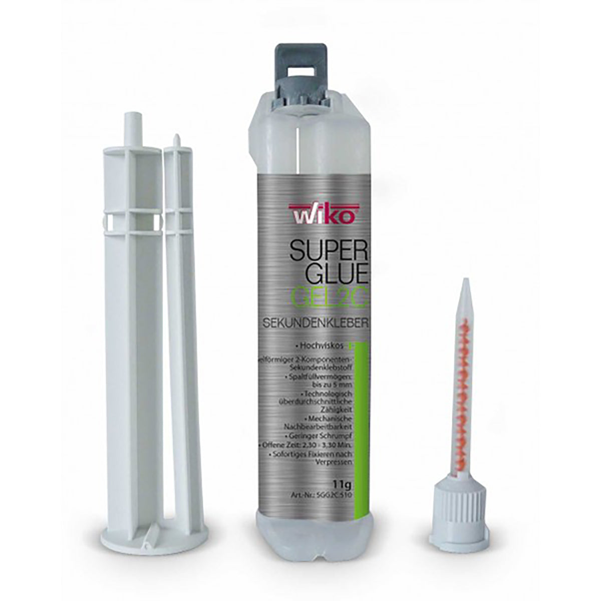 Wiko SGG2C Super Glue Gel 2C Κόλλα Στιγμής Χαμηλής Ρευστότητας (GEL) 2 Συστατικών