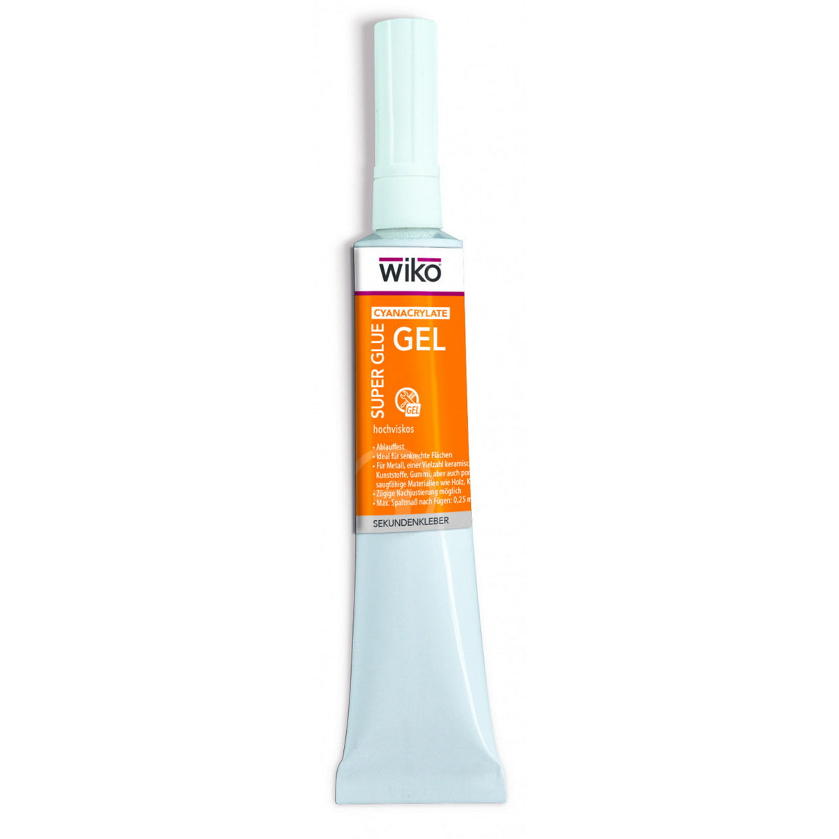 Wiko SGG Super Glue Gel Κυανοακρυλική Κόλλα Στιγμής Χαμηλής Ρευστότητας (GEL)