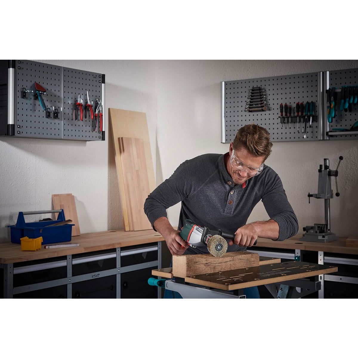 Wolfcraft 2265000 Συρμάτινη Βούρτσα 80mm x 35mm