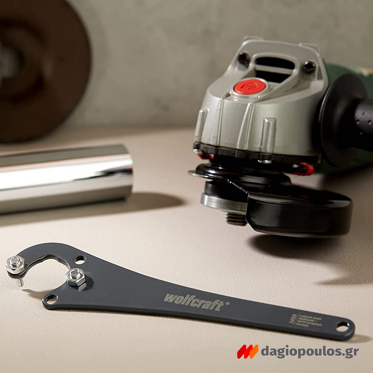 Wolfcraft 2459.000 Κλειδί Φλάντζας Universal Για Γωνιακούς Τροχούς