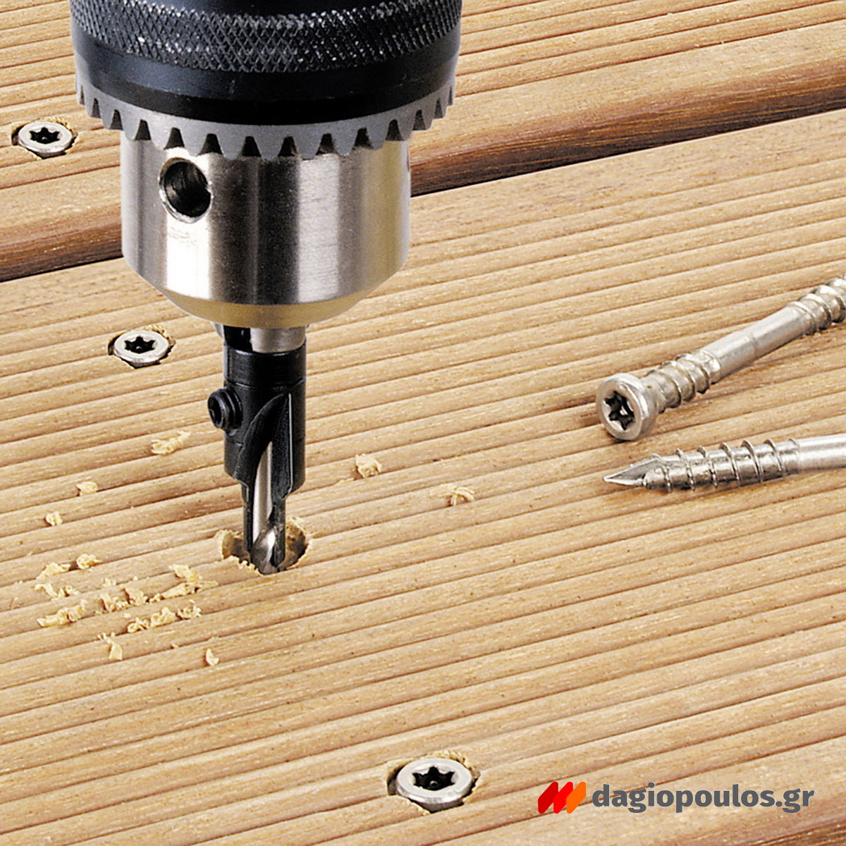 Wolfcraft 2498000 Τρυπάνι Με Φρέζα & Stop Ρυθμιζόμενο 3.2-12mm