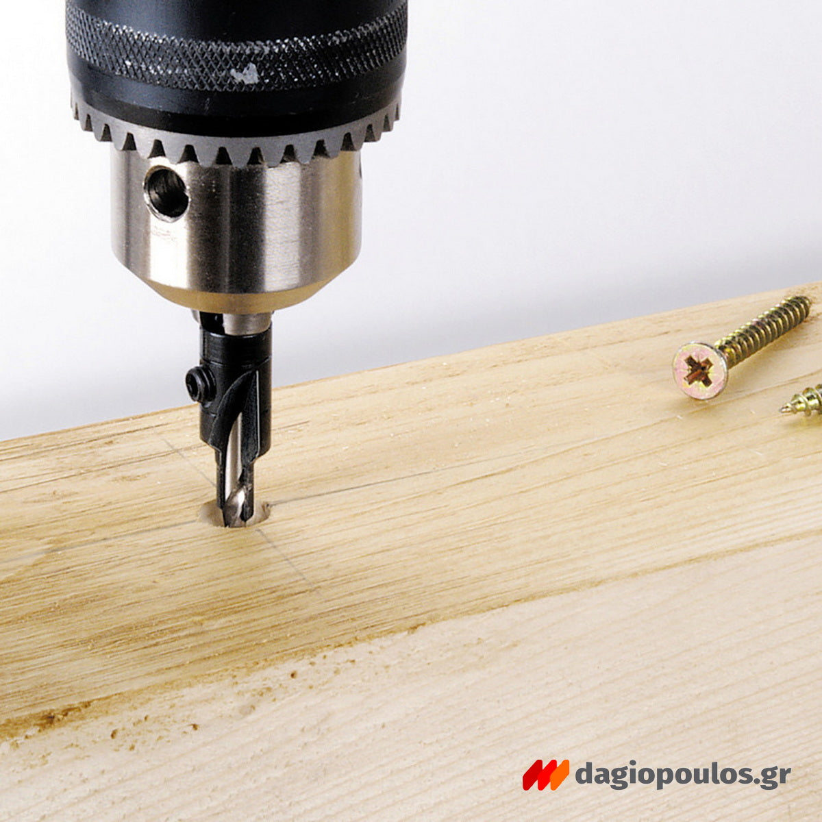 Wolfcraft 2498000 Τρυπάνι Με Φρέζα & Stop Ρυθμιζόμενο 3.2-12mm