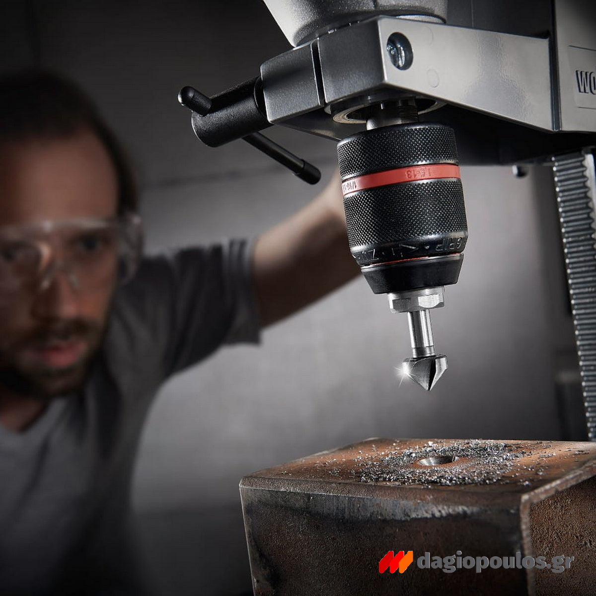 Wolfcraft 2504000 Συλλογή Φρέζες Για Ξύλο, Πλαστικό, Μη Σιδηρούχα Μέταλλα Σετ 3 Τεμ