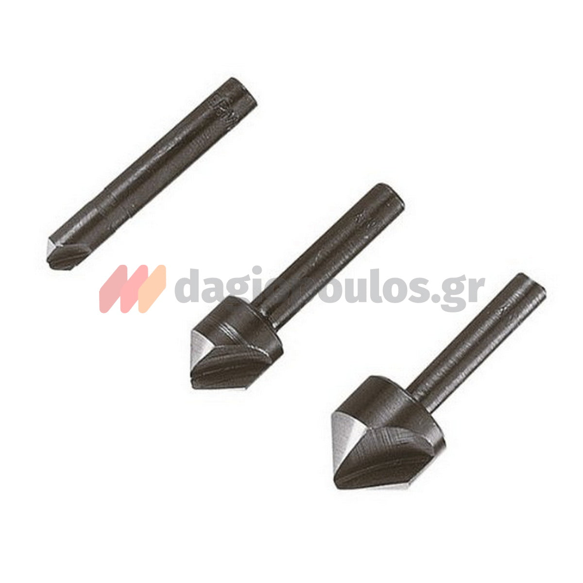 Wolfcraft 2504000 Συλλογή Φρέζες Για Ξύλο, Πλαστικό, Μη Σιδηρούχα Μέταλλα Σετ 3 Τεμ