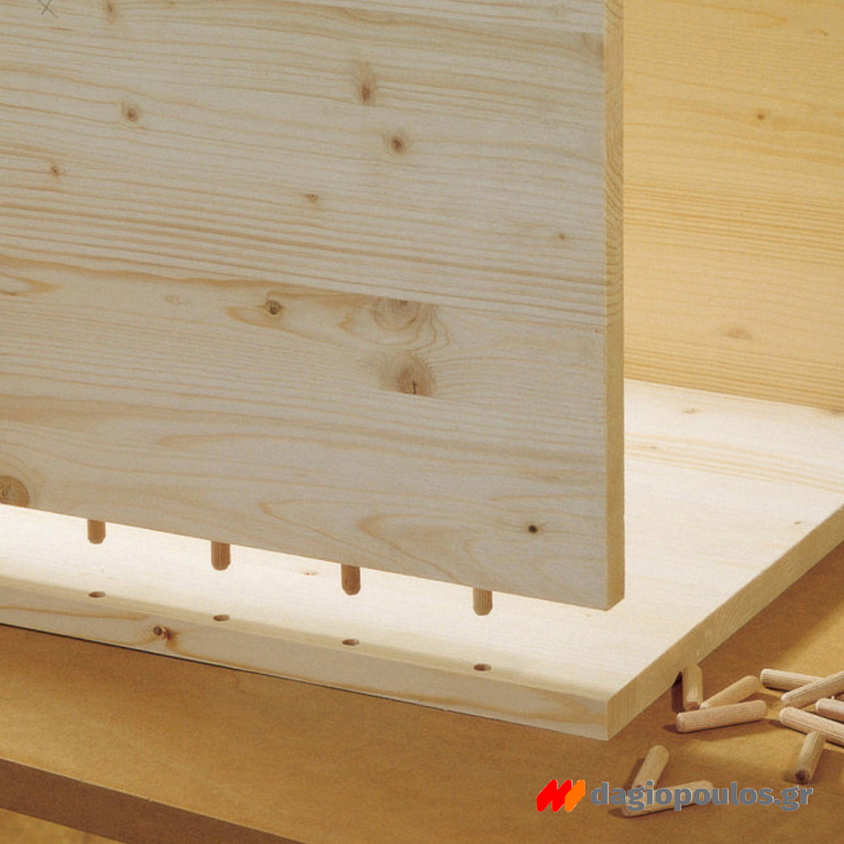 Wolfcraft 2910.000 Καβίλιες Οξιάς 10mm x 40mm Σετ 30 τεμ