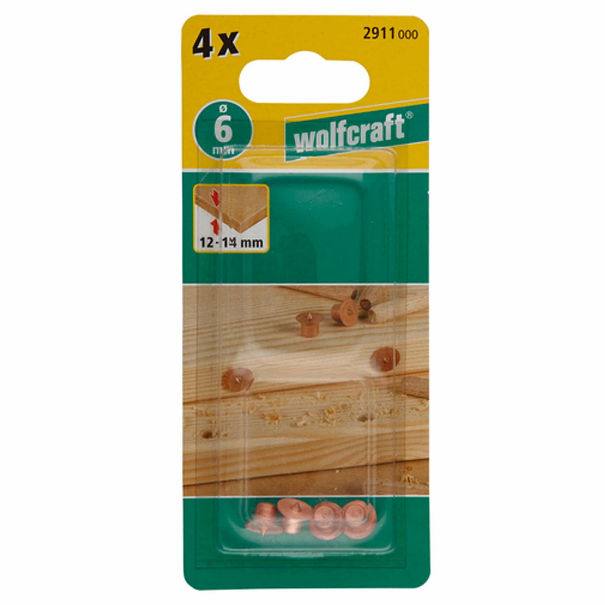 Wolfcraft 2913000 Τάπες Μαρκαρίσματος Ø10mm Σετ 4 Τεμ