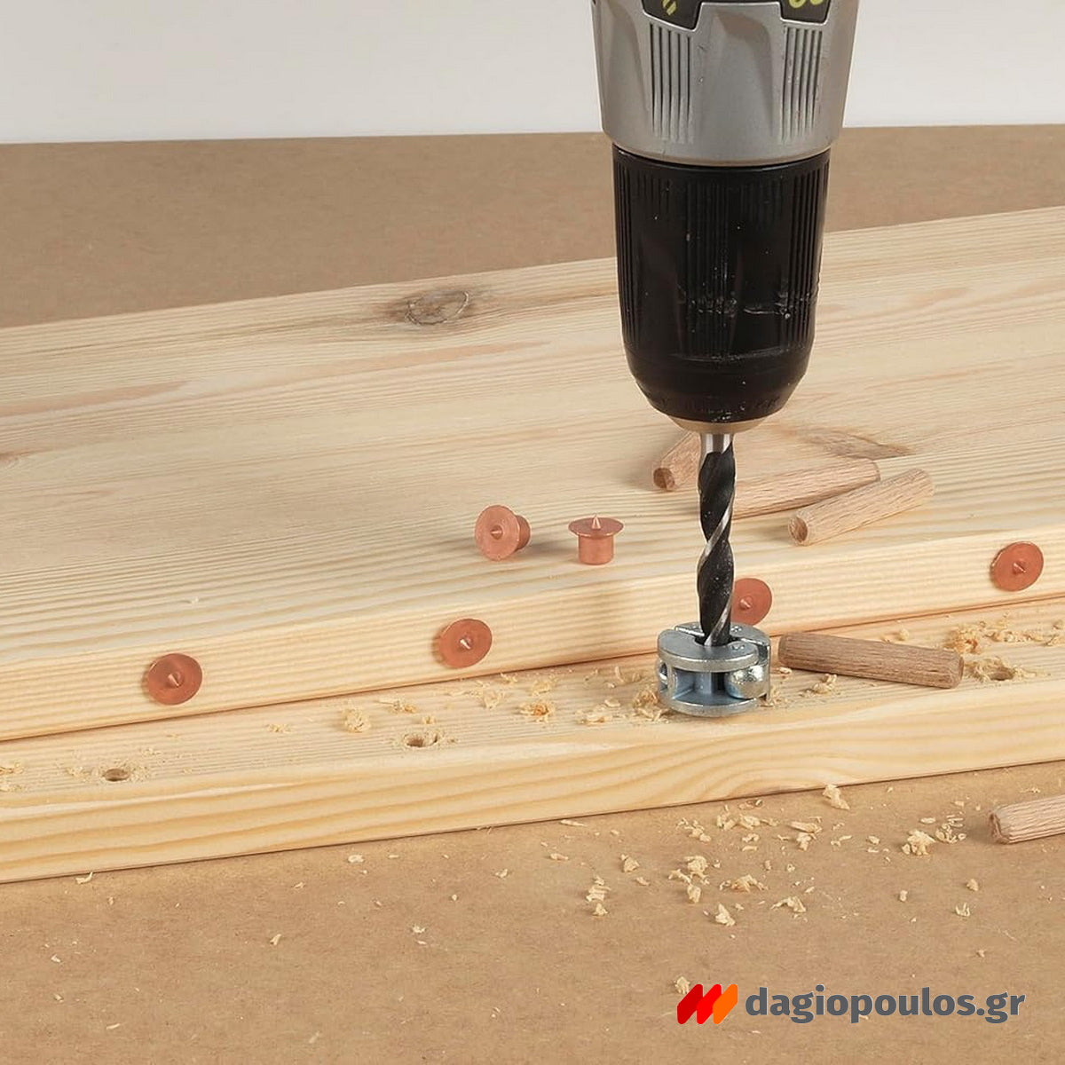 Wolfcraft 2913000 Τάπες Μαρκαρίσματος Ø10mm Σετ 4 Τεμ