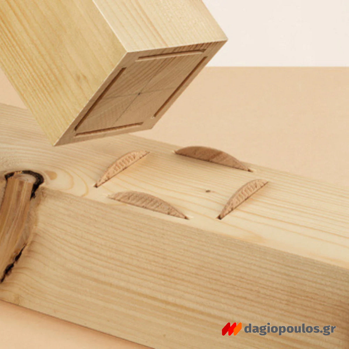 Wolfcraft 2921.000 Καβίλιες Οξιάς Τύπου ''Μπισκότο'' Σετ 50 Τεμ 45x15x4mm