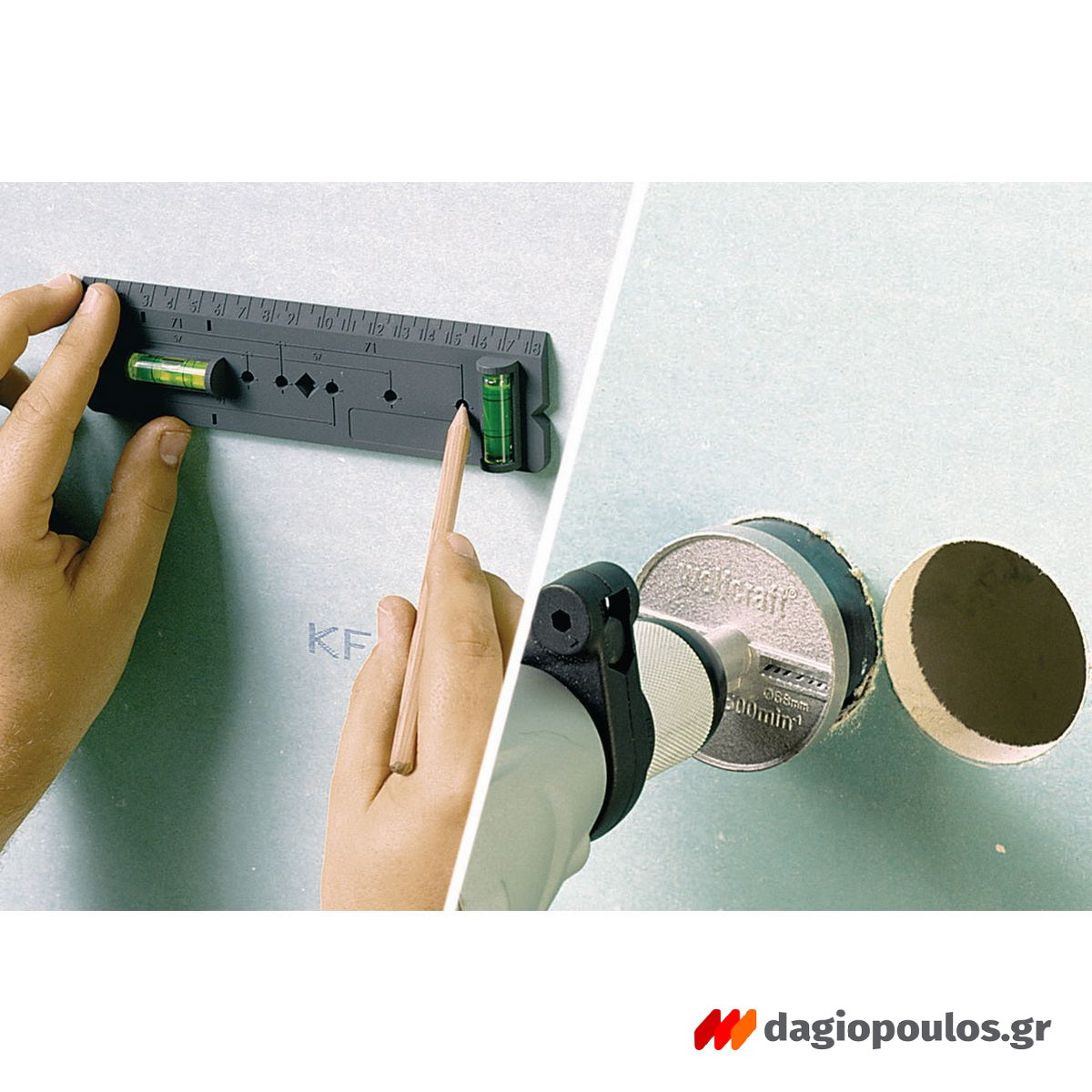 Wolfcraft 4050.000 Αλφάδι Για Τρύπες