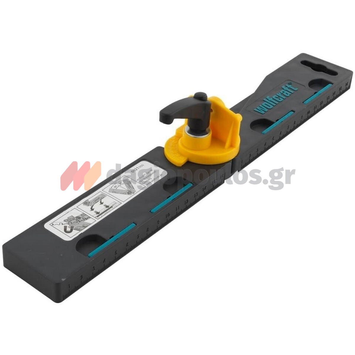Wolfcraft 6921.000 Μετρητής Γωνίας Λοξοτομής με Μαγνήτη