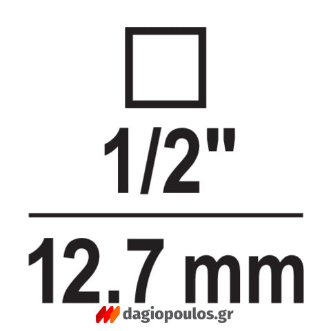 Yato Καρυδάκι 1/2" Μακρύ