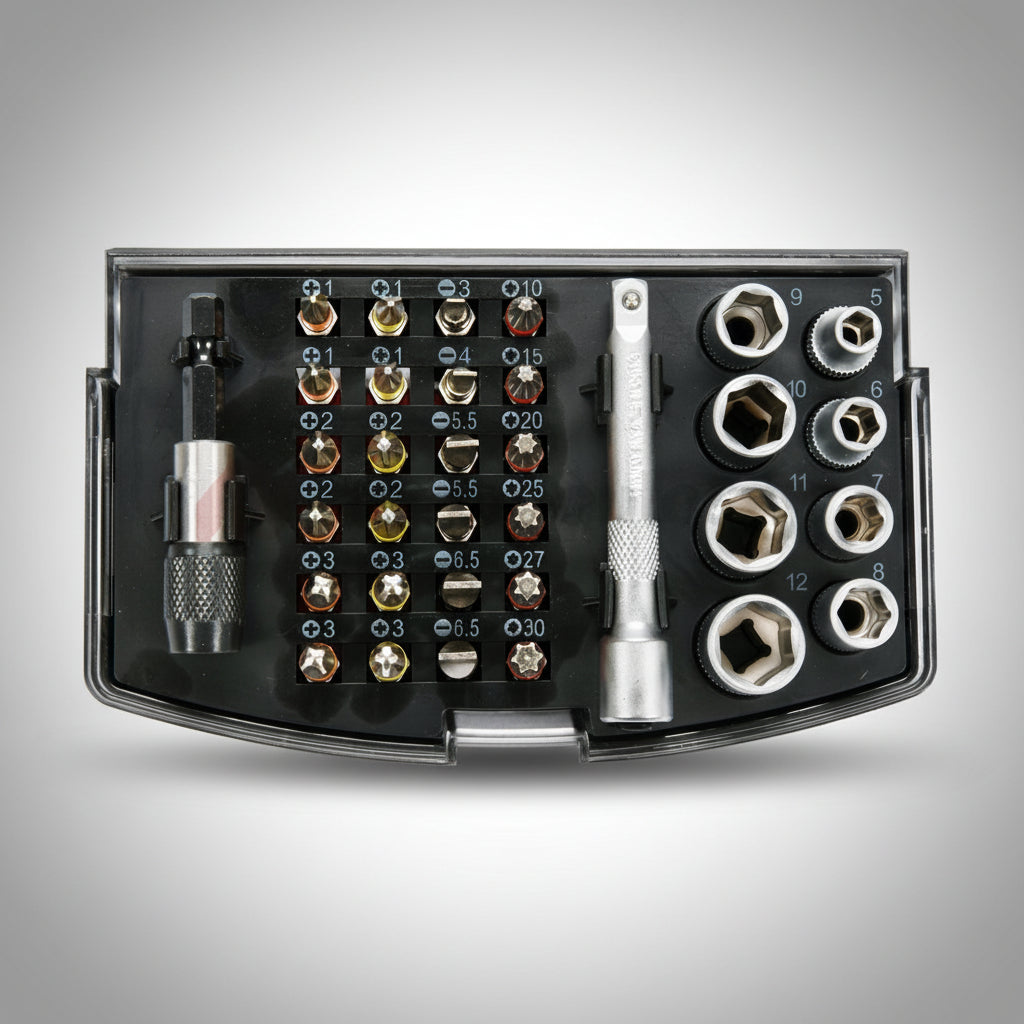 Yato YT-04623 Συλλογή Μύτες Καρυδάκια S2 1/4" Σετ 34 Τεμ