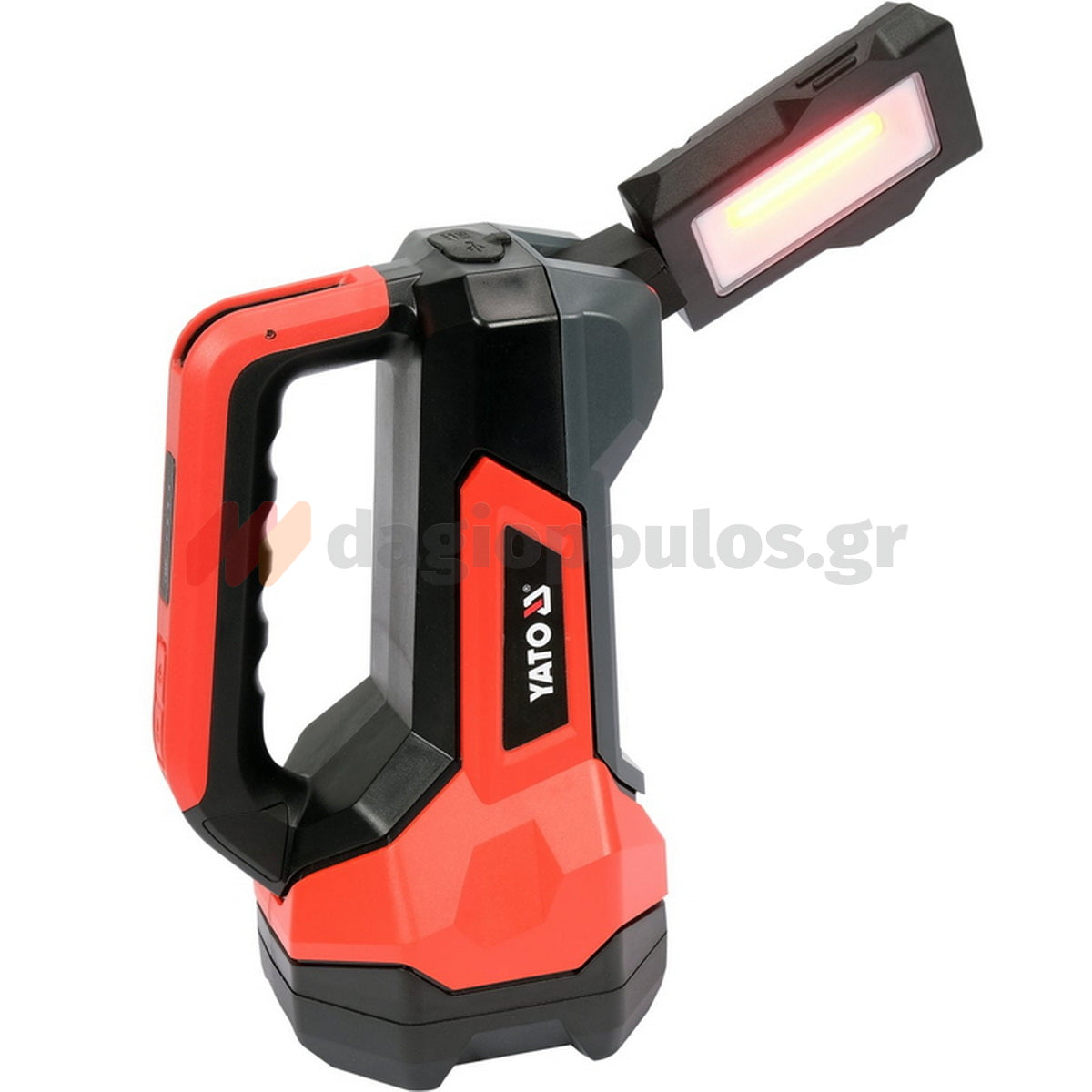 Yato YT-08548 Φακός Χειρός Επαναφορτιζόμενος USB 2 Σε 1 3.7V 1000 Lumens
